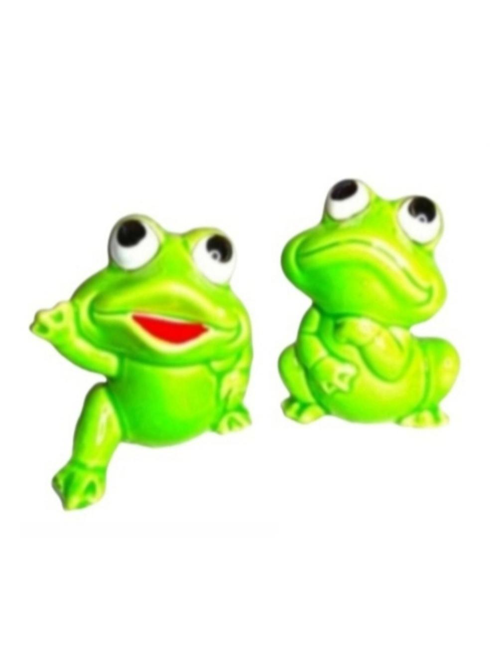 Vintage Ceramic Frog Salt and Pepper Shaker Set | EUC